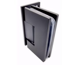 Shower hinge 90° Half Back Hinge Wall-Mounted ? St ainless St eel Black