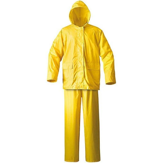 Rubberised Yellow Rain Suit