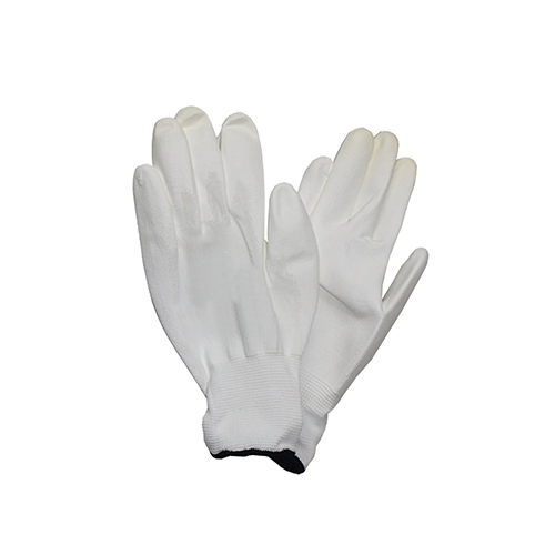 PPE White PU palm coated