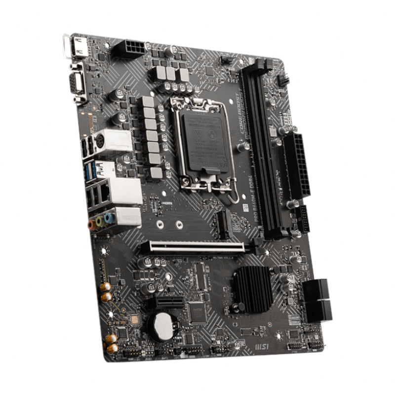 PCBuilder Intel i5 12400 DOWNFORCE Windows 11 MSI+FSP Gaming PC