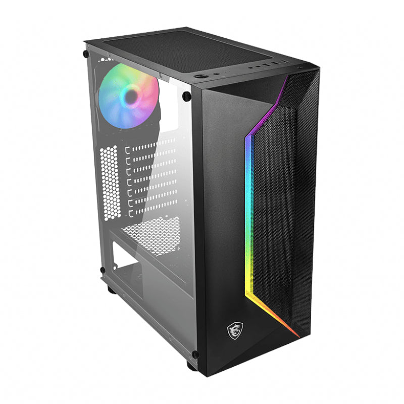 PCBuilder Intel i5 12400 DOWNFORCE Windows 11 MSI+FSP Gaming PC