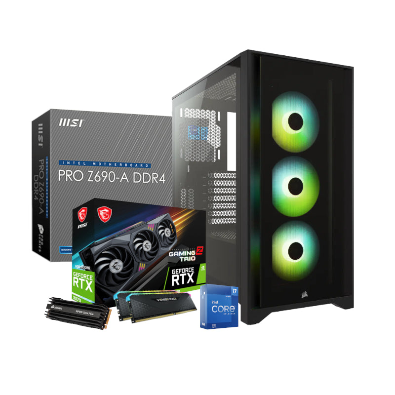 i7 12700KF FRONT RUNNER Windows 11 Corsair Gaming PC
