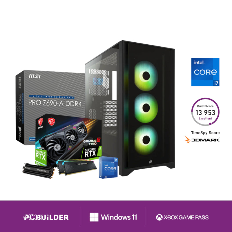 i7 12700KF FRONT RUNNER Windows 11 Corsair Gaming PC
