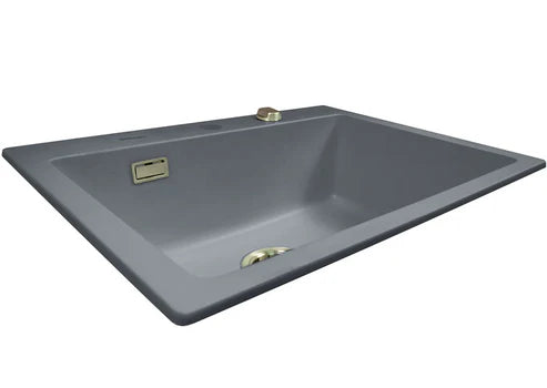 Kitchen Sink- Grey - Quinn Small Bowl Quartz