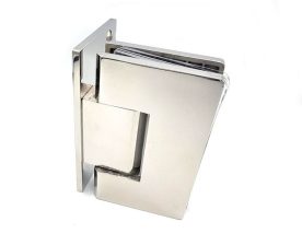 Hinges 90° Half Back Hinge Wall-Mounted ? Polished Stainless Steel