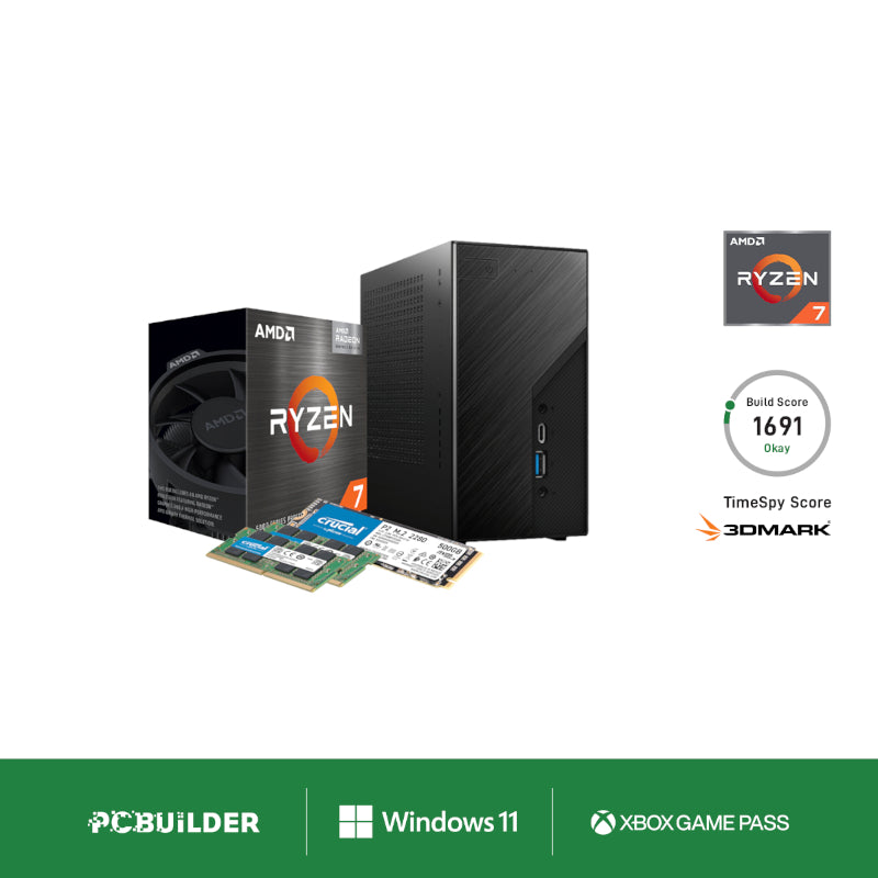 Gaming PC ,Builder Ryzen 7 5700G EXTRACTION Windows 11