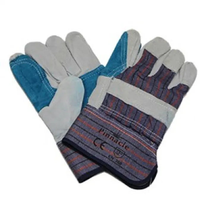 Pinnacle Candy stripe rigger glove blue palm