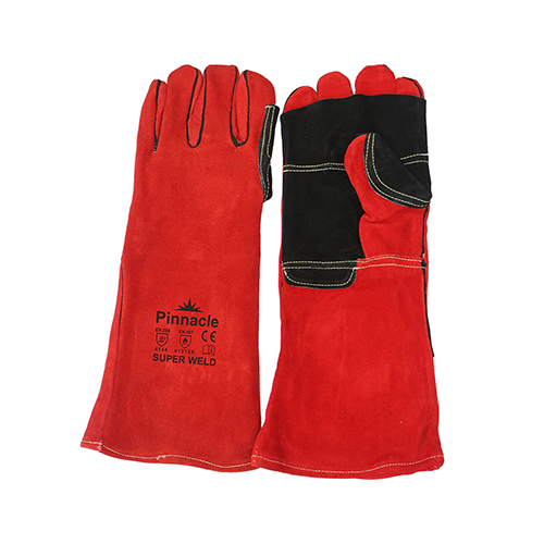 SUPERWELD Red welding glove