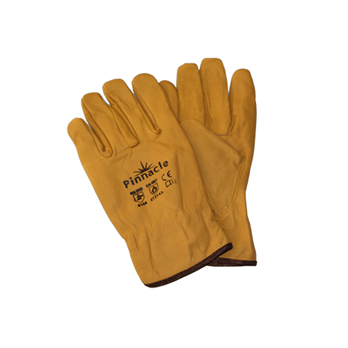 Pinnacle Yellow leather NAPA glove