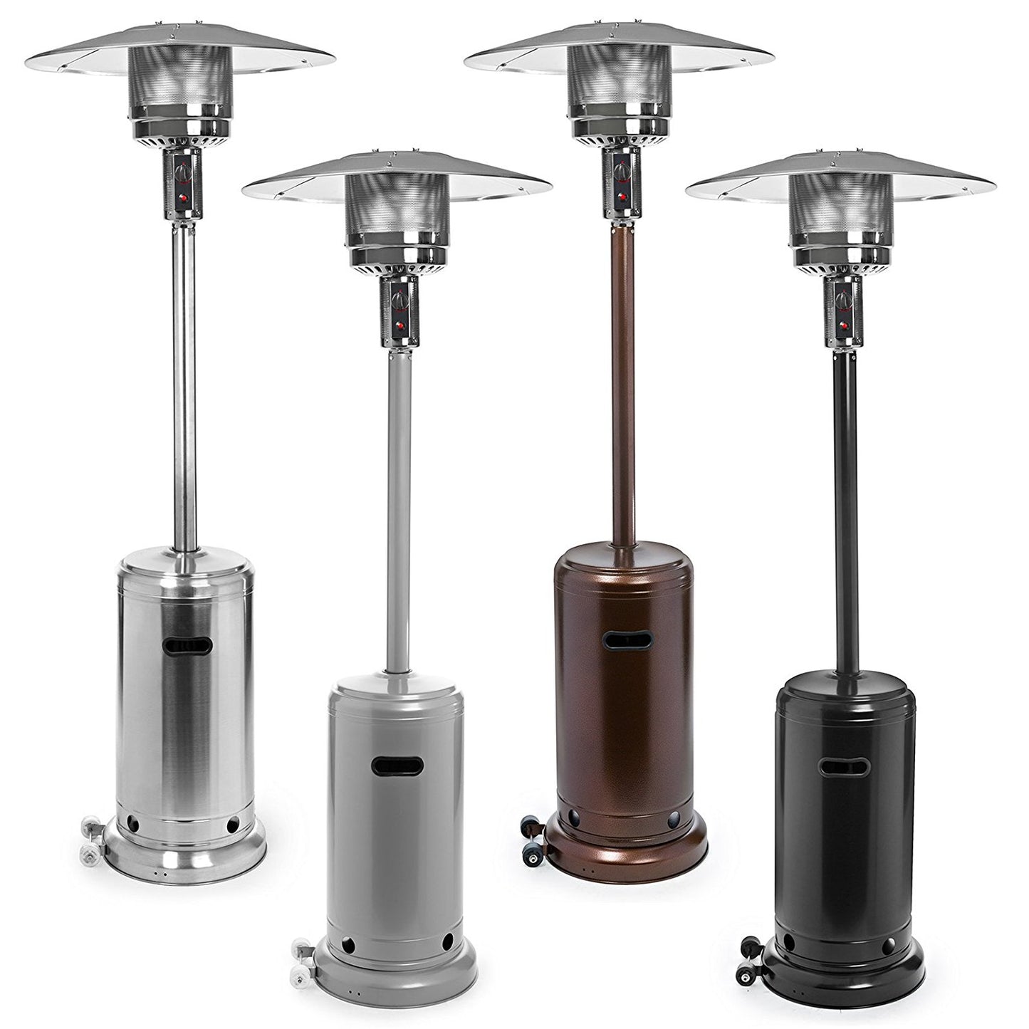 Gas Patio Heater Split Pole ALVA Grey